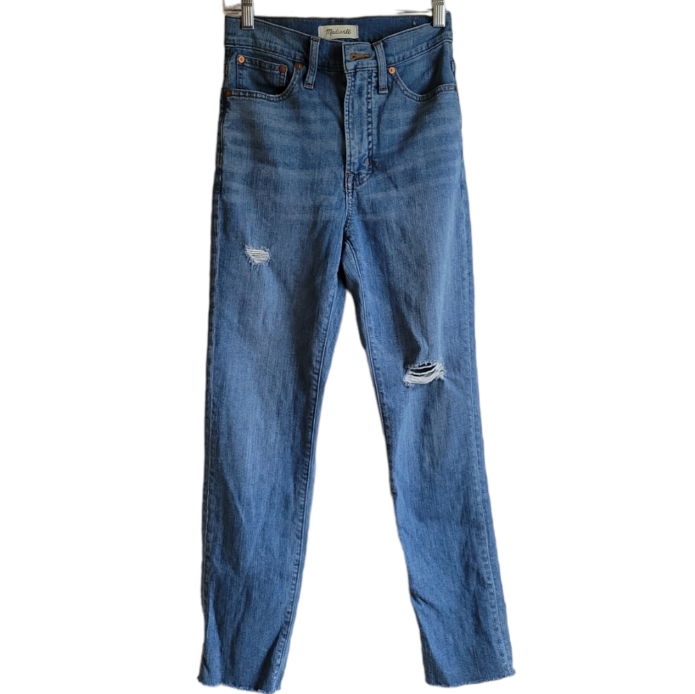 MADEWELL The Perfect Vintage Jean Raw Hem 24